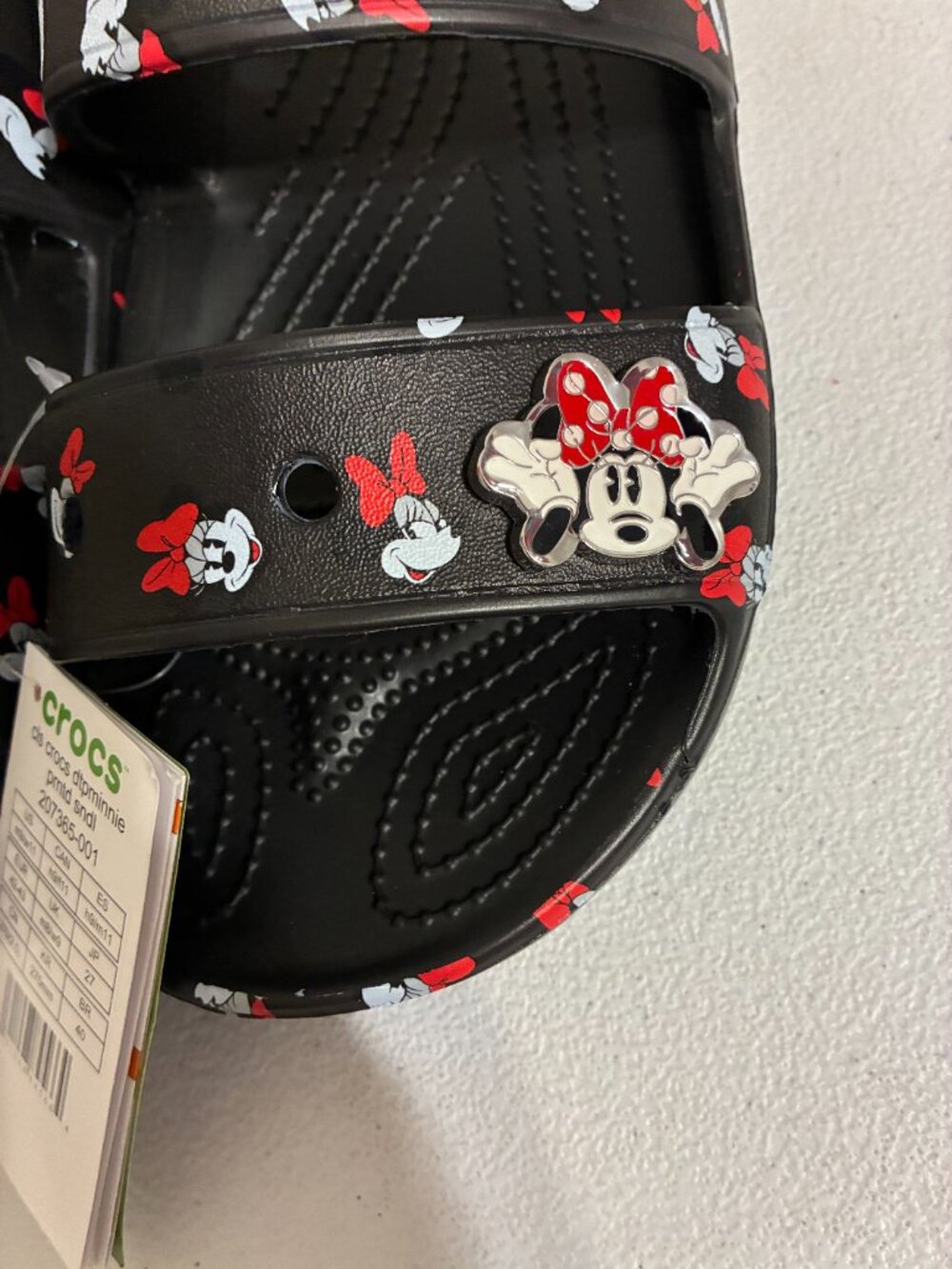 NEW Disney Parks Crocs Exclusive Minnie Mouse Slides Sandals Men's 9 Women's 11 - Picture 4 of 7